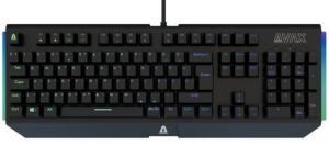 BIL AVAX FS01 Full size mechanikus vezetékes alumínium billentyűzet Outemu piros switch, magyar kios